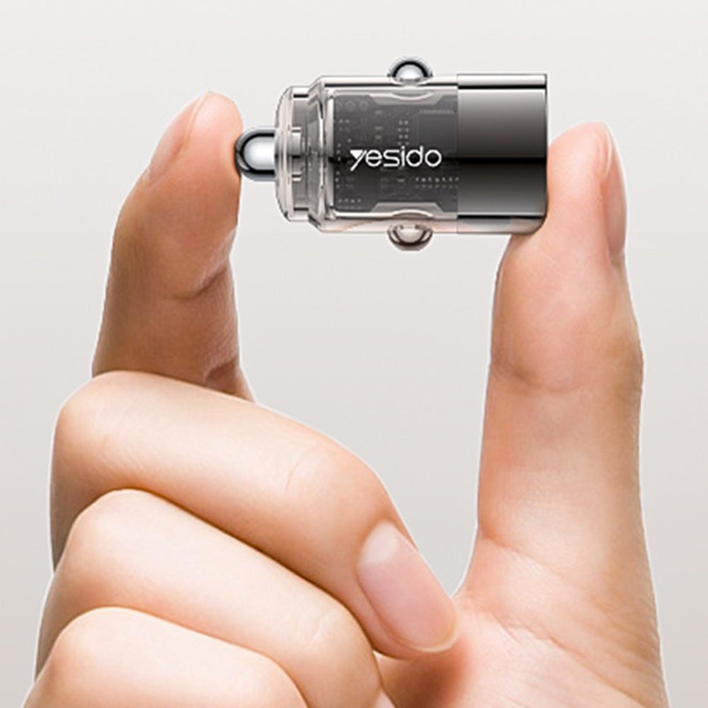 Φορτιστής Αυτοκινήτου Yesido Y67, 45W, 3A, 1 x USB-C, Μαύρο