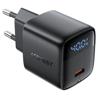Φορτιστής Δικτύου Acefast A135 Display, 45W, 3A, 1 x USB-C, Μαύρο