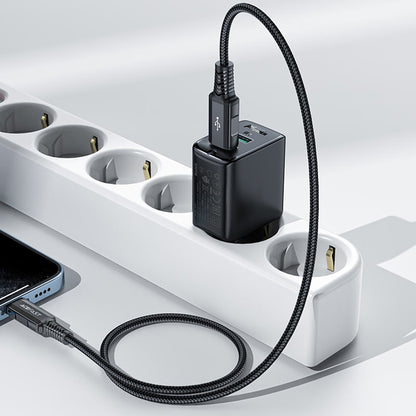Φορτιστής Δικτύου Acefast A33, 18W, 3A, 2 x USB-A, Μαύρος