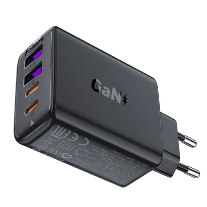 Φορτιστής Δικτύου Acefast A61, 45W, 3A, 2 x USB-A - 2 x USB-C, Μαύρο