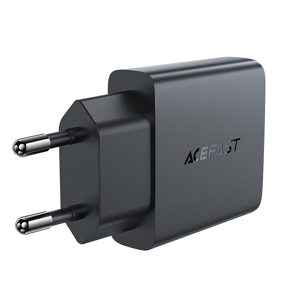 Φορτιστής Δικτύου Acefast A69, 30W, 3A, 1 x USB-A - 1 x USB-C, Μαύρο