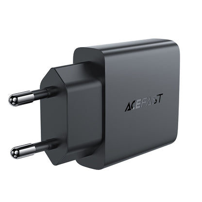 Φορτιστής Δικτύου Acefast A69, 30W, 3A, 1 x USB-A - 1 x USB-C, Μαύρο