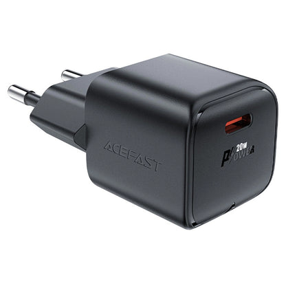 Φορτιστής Δικτύου Acefast A73 Mini, 20W, 3A, 1 x USB-C, Μαύρο