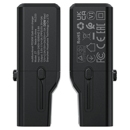 Φορτιστής Δικτύου Acefast Z7 Travel, 30W, 3A, 1 x USB-C, Μαύρος