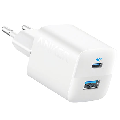 Φορτιστής δικτύου Anker 323, 33W, 3A, 1 x USB-A - 1 x USB-C, λευκό A2331G21 