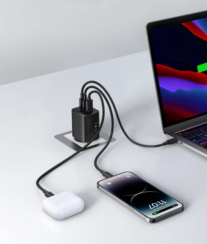 Φορτιστής δικτύου Anker 336, 67W, 3.25A, 1 x USB-A - 2 x USB-C, Μαύρο A2674G11 A2674G11 