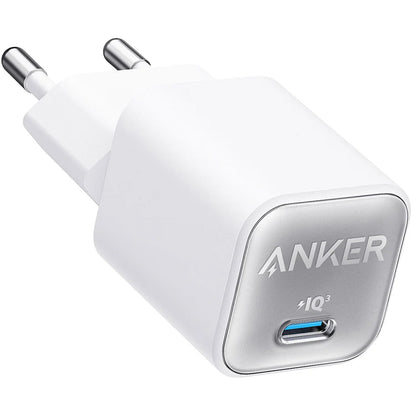 Φορτιστής δικτύου Anker 511 Nano 3, 30W, 3A, 1 x USB-C, λευκό A2147G21 