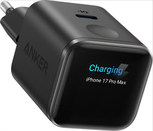 Φορτιστής Δικτύου Anker Nano Charger Display, 45W, 3A, 1 x USB-C, Μαύρος A121DG11