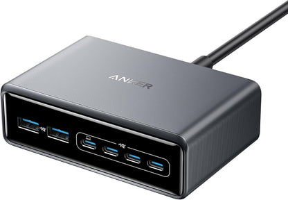 Φορτιστής δικτύου Anker Prime, 200W, 3A, 2 x USB-A - 4 x USB-C, μαύρο A2683341