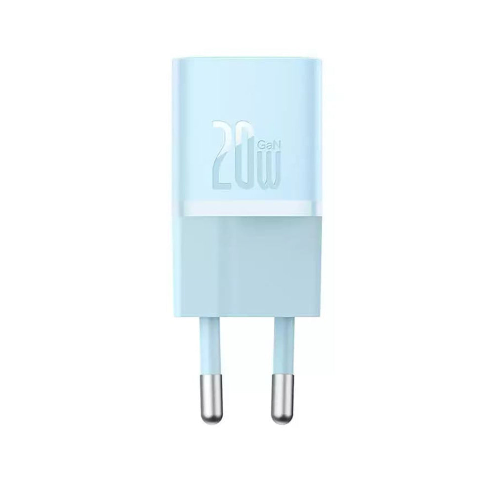 Φορτιστής Δικτύου Baseus GaN Mini 1C, 20W, 3A, 1 x USB-C, Μπλε CCGN050103