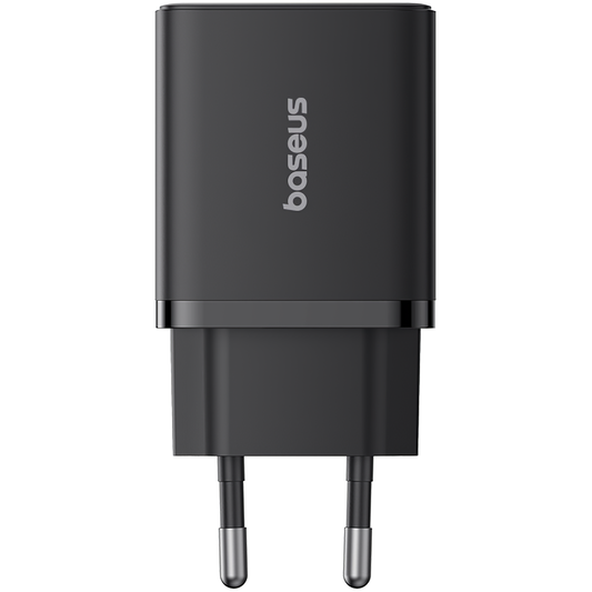 Φορτιστής Δικτύου Baseus Cube, 20W, 3A, 1 x USB-A - 1 x USB-C, Μαύρο P10111403113-00