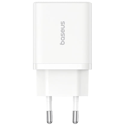 Φορτιστής δικτύου Baseus Cube, 30W, 2.4A, 1 x USB-A - 1 x USB-C, Λευκό P10111404213-00 