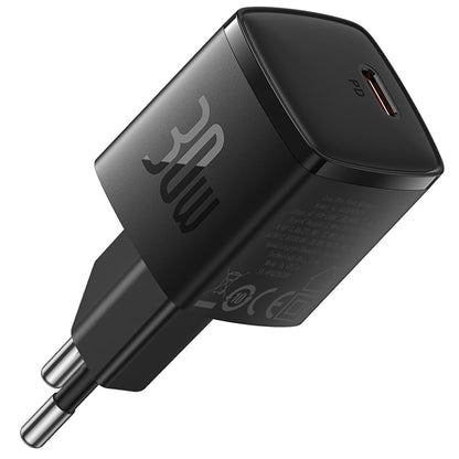Φορτιστής Δικτύου Baseus Cube Pro, 30W, 3A, 1 x USB-C, Μαύρος CCXF000301