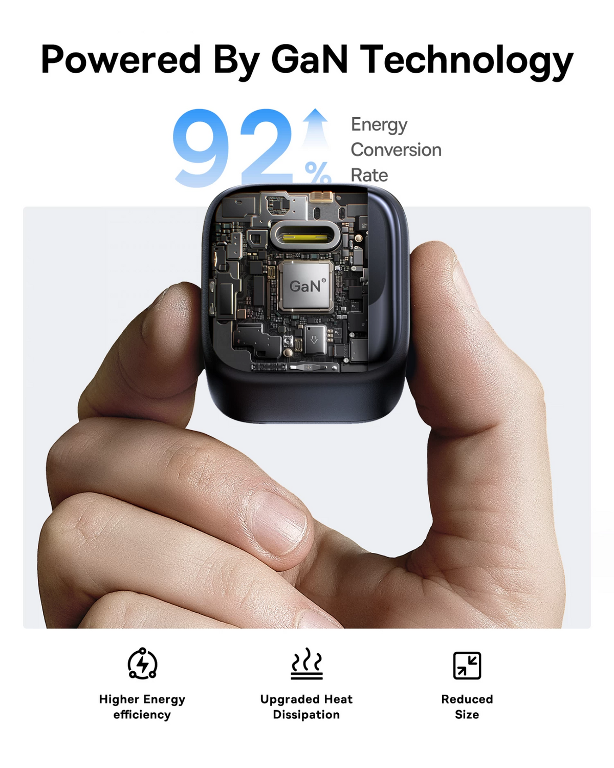 Φορτιστής Δικτύου Baseus EnerFill FN22, 45W, 3A, 1 x USB-C, Μαύρο E0123300