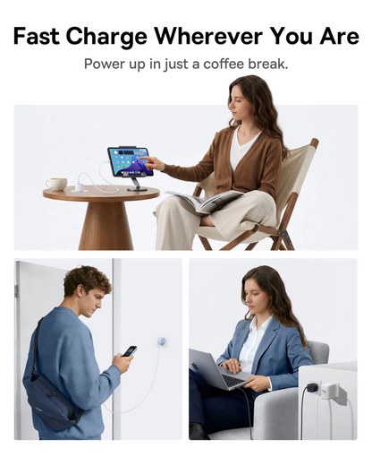 Φορτιστής Δικτύου Baseus EnerFill FN22, 45W, 3A, 1 x USB-C, Μαύρο E0123300
