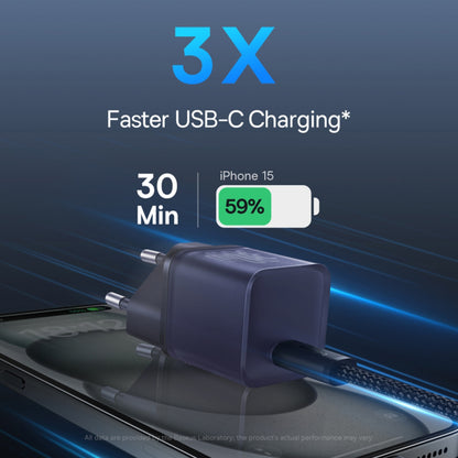 Φορτιστής Δικτύου Baseus GaN5S, 30W, 3A, 1 x USB-C, Μωβ P10162504523-00