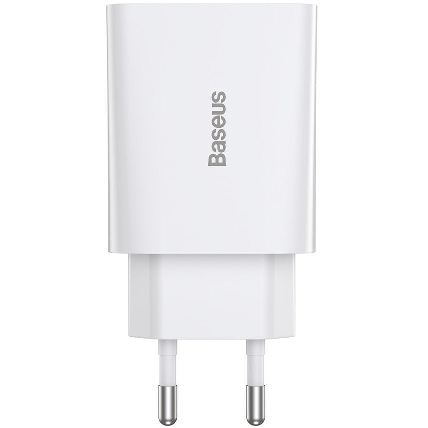Φορτιστής Δικτύου Baseus Speed Mini, 20W, 3A, 1 x USB-C, Λευκός CCFS-SN02