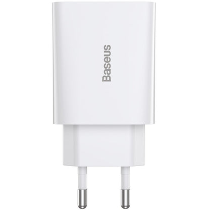 Φορτιστής Δικτύου Baseus Speed Mini, 20W, 3A, 1 x USB-C, Λευκός CCFS-SN02