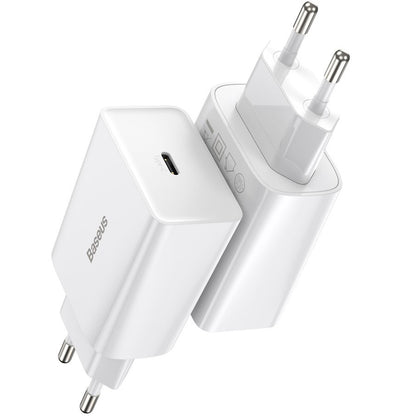 Φορτιστής Δικτύου Baseus Speed Mini, 20W, 3A, 1 x USB-C, Λευκός CCFS-SN02