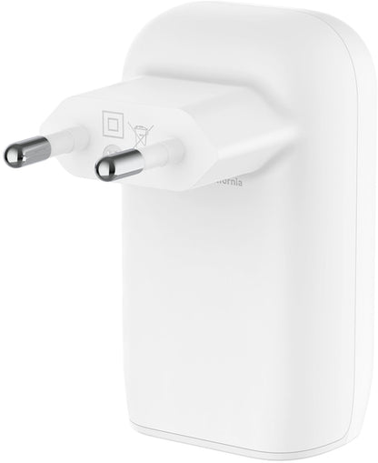 Φορτιστής Δικτύου Belkin BoostCharge, 67W, 3A, 3 x USB-C, Λευκός WCC002vfWH