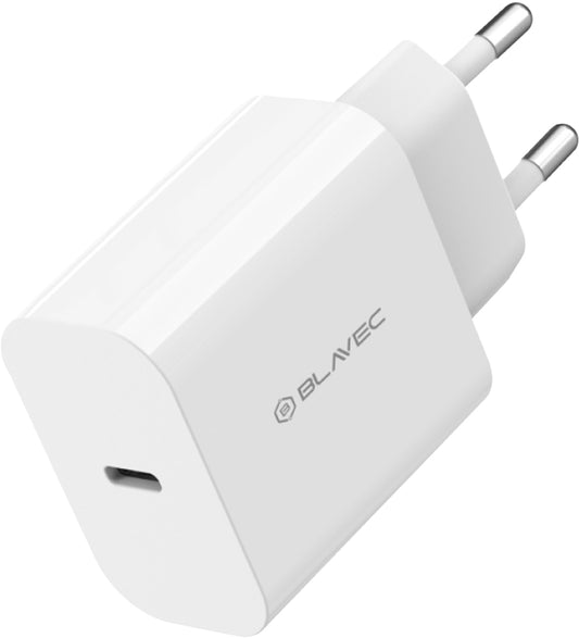 Φορτιστής πρίζας Blavec BC-14, 30 W, 3 A, 1 x USB-C, Λευκός