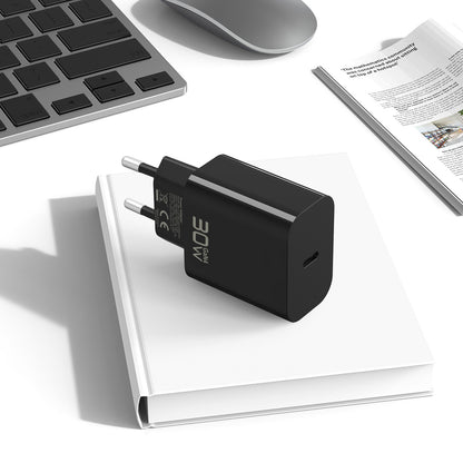 Blavec BC-14 Wall Charger, 30W, 3A, 1 x USB-C, Black