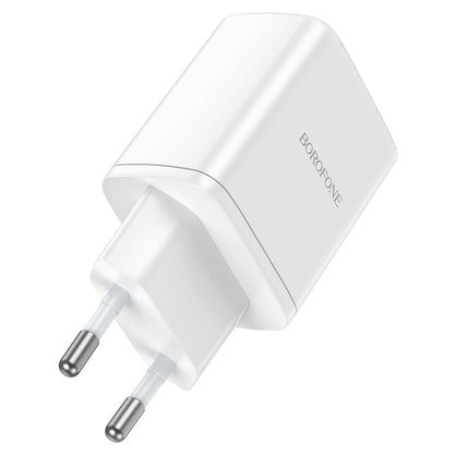 Φορτιστής δικτύου Borofone BN9, 35W, 3A, 2 x USB-C, Λευκό 