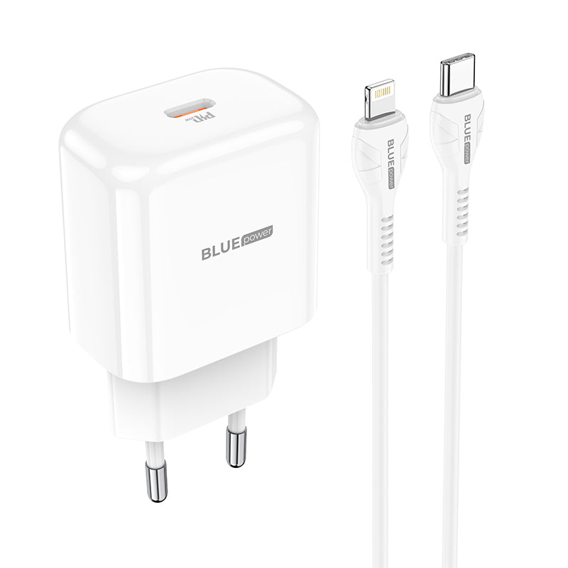 BLUE Power BBN3, 20W, 3A, 1 x USB-C, 1 x USB-C, Λευκό