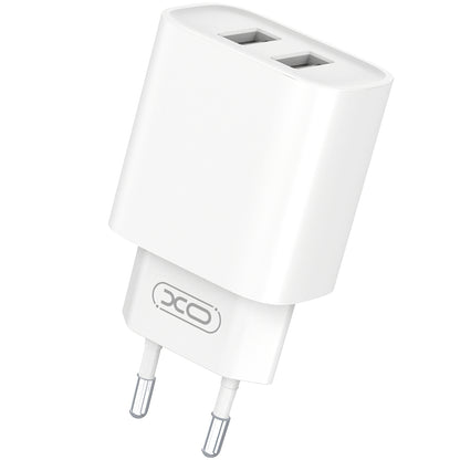 XO Design XO Design BPCE02C Φορτιστής δικτύου με καλώδιο USB-C, 10,5W, 2,1A, 2 x USB-A, λευκό 