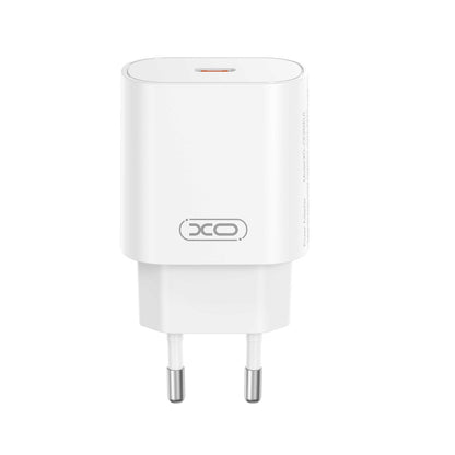 Φορτιστής Δικτύου με Καλώδιο USB-C XO Design CE25, 25W, 3A, 1 x USB-C, Λευκό