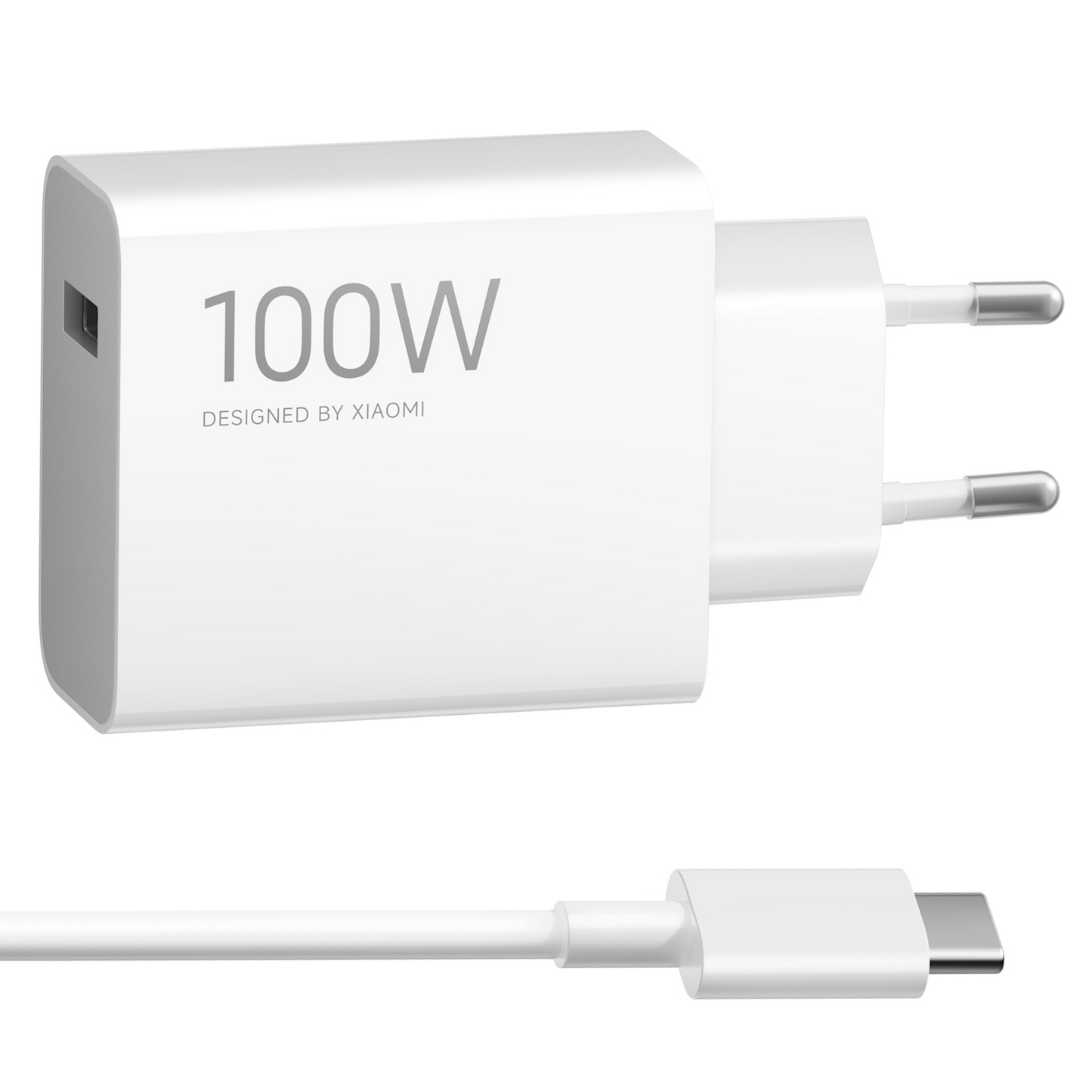 Φορτιστής Δικτύου με Καλώδιο USB-C Xiaomi MY-19-ER, 100W, 6.1A, 1 x USB-A, Λευκό BHR095VEU