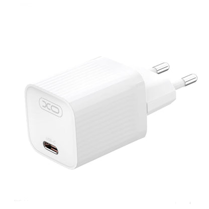Φορτιστής Δικτύου με Καλώδιο USB-C XO Design L148, 30W, 3A, 1 x USB-C, Λευκό