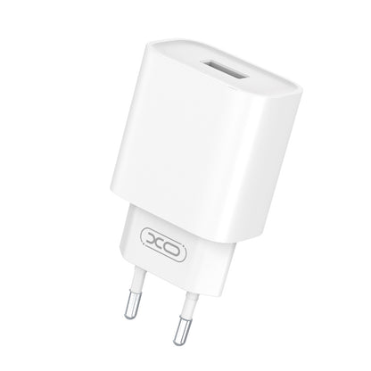 Φορτιστής Δικτύου με Καλώδιο USB-C XO Design CE02D, 18W, 3A, 1 x USB-A, Λευκό