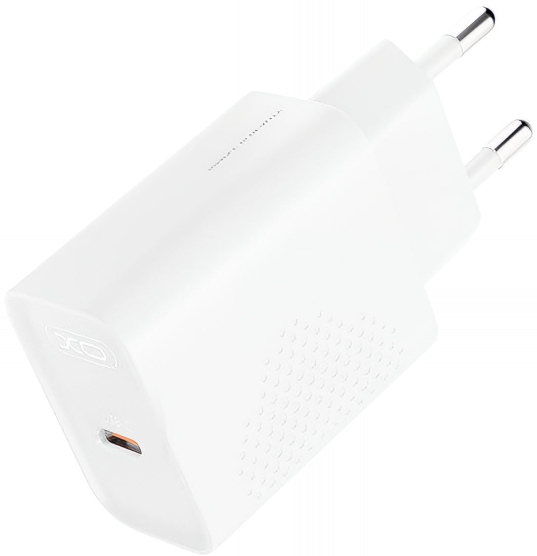 Φορτιστής Δικτύου με Καλώδιο USB-C XO Design L162, 30W, 3A, 1 x USB-C, Λευκό