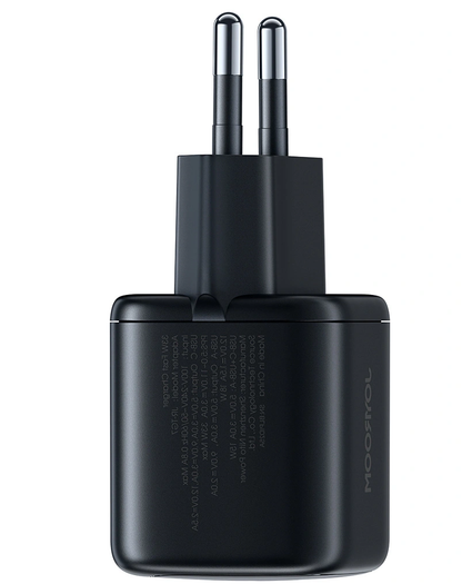 Φορτιστής Δικτύου με Καλώδιο USB-C Joyroom JR-TG7, 33W, 3A, 1 x USB-A - 1 x USB-C, Μαύρο