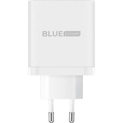 Φορτιστής δικτύου με καλώδιο USB-C BLUE Power BPCE04, 65W, 3.25A, 1 x USB-A - 2 x USB-C, Λευκό