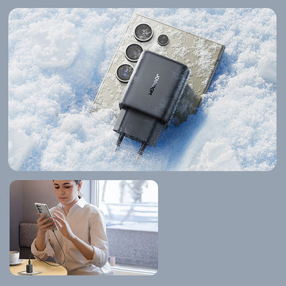 Φορτιστής Δικτύου με Καλώδιο USB-C Joyroom JR-TCF23, 25W, 3A, 1 x USB-C, Μαύρο