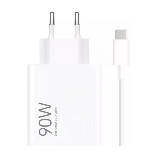 Φορτιστής Δικτύου με Καλώδιο USB-C Xiaomi, 90W, 6.1A, 1 x USB-A, Λευκό