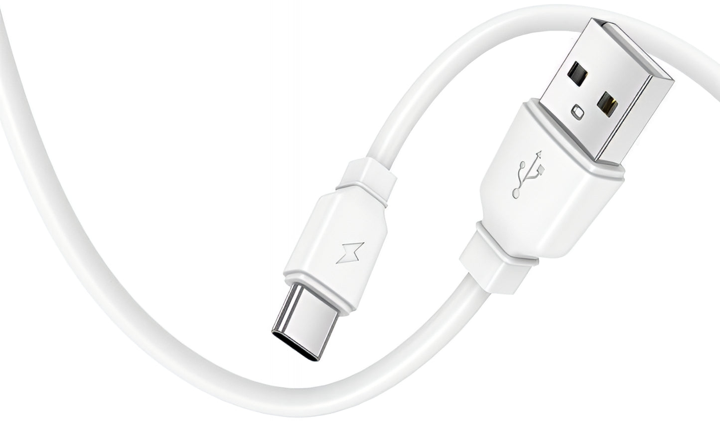 Φορτιστής Δικτύου με Καλώδιο USB-C Prestico F9S, 12W, 2.4A, 1 x USB-A, Λευκό