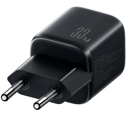 Φορτιστής Δικτύου με Καλώδιο USB-C Joyroom JR-TG7, 33W, 3A, 1 x USB-A - 1 x USB-C, Μαύρο