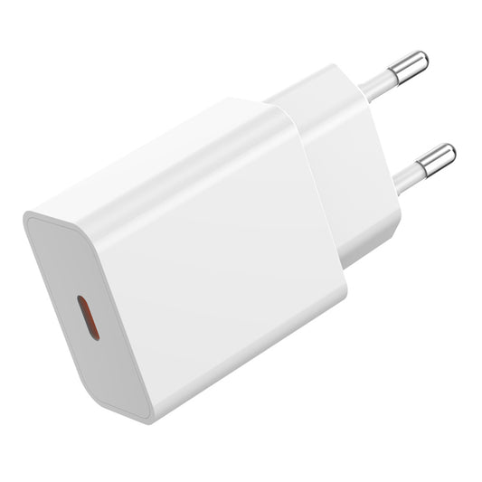 Φορτιστής Δικτύου με Καλώδιο USB-C XO Design L126, 20W, 3A, 1 x USB-C, Λευκό