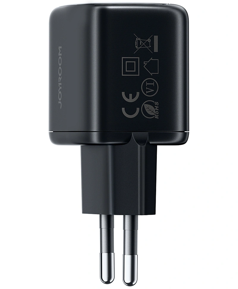 Φορτιστής Δικτύου με Καλώδιο Lightning Joyroom JR-TG7, 33W, 3A, 1 x USB-A - 1 x USB-C, Μαύρο