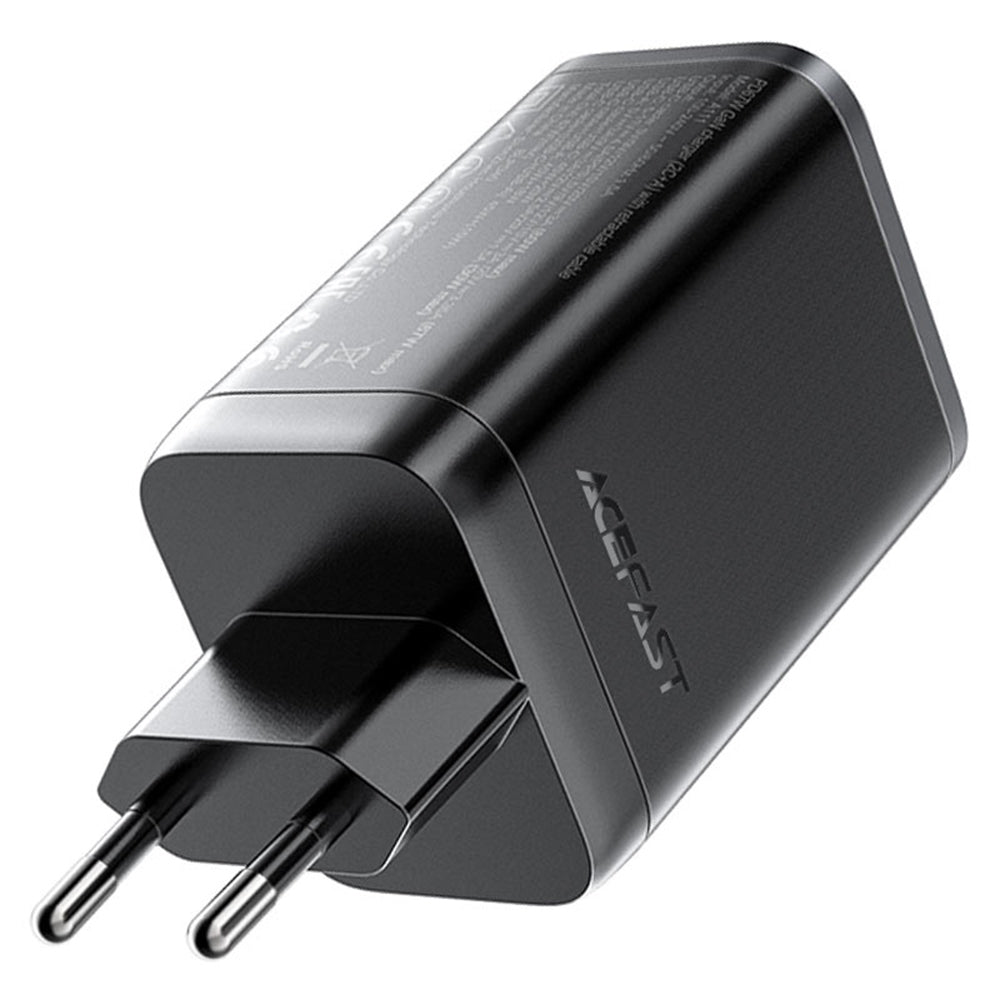 Φορτιστής Δικτύου με Καλώδιο USB-C Acefast A111, 67W, 3A, 1 x USB-A - 1 x USB-C, Μαύρο