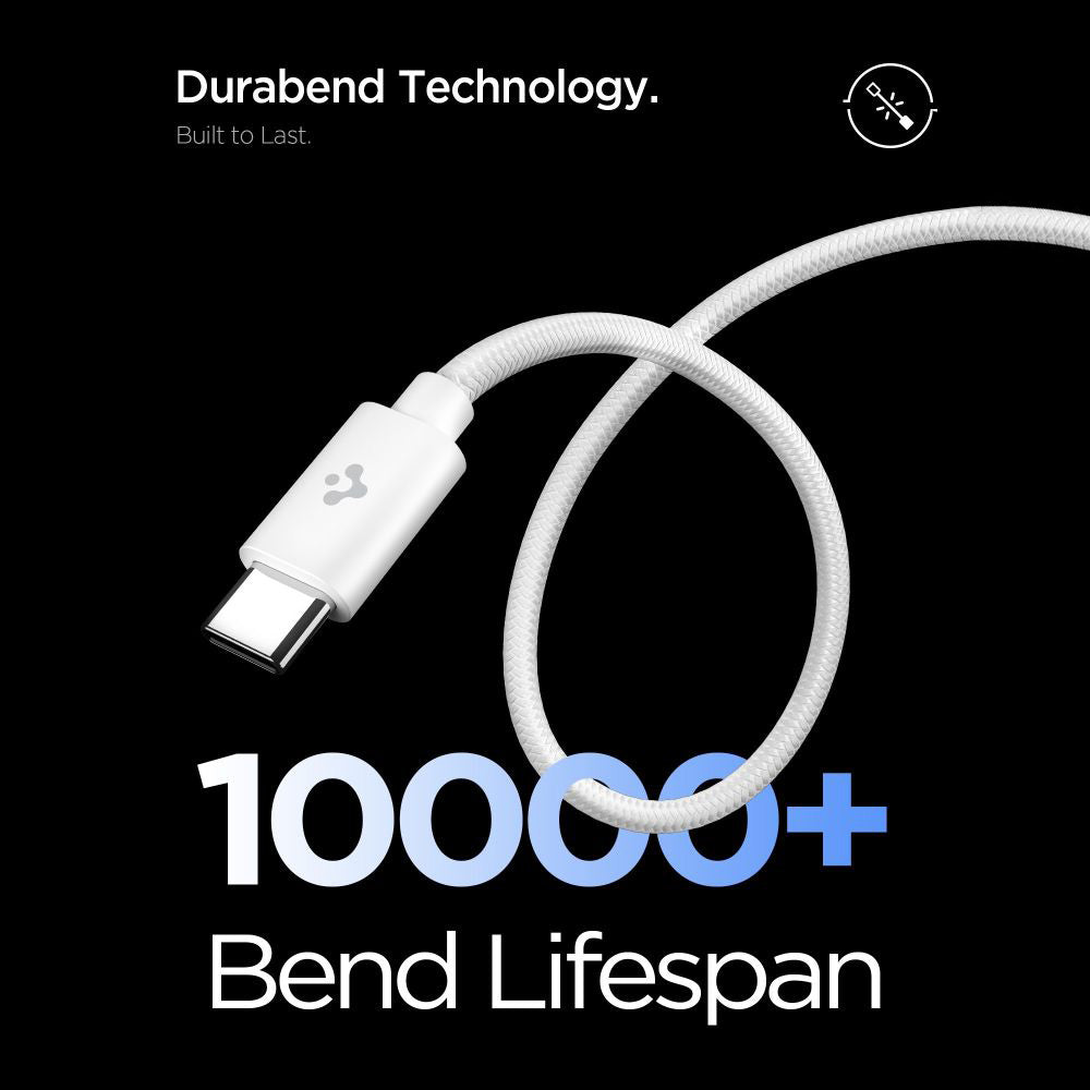 Φορτιστής Δικτύου με Καλώδιο USB-C Spigen EE451EU Essential, 45W, 3A, 1 x USB-C, Λευκό ACH09473