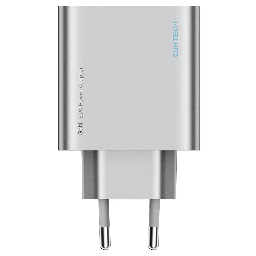Φορτιστής Δικτύου Cuktech, 65W, 3.25A, 1 x USB-A - 2 x USB-C, Λευκός CUK0A15CEUSL