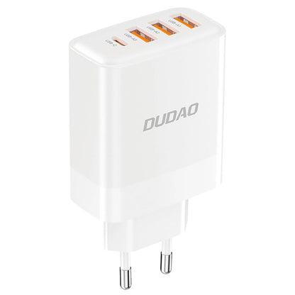 Φορτιστής δικτύου Dudao A5HEU, 20W, 3A, 1 x USB-C - 3 x USB-A, Λευκό 