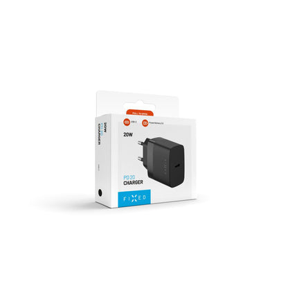 Φορτιστής Δικτύου Fixed, 20W, 3A, 1 x USB-C, Μαύρος