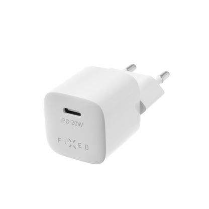 Φορτιστής Δικτύου Fixed Mini, 20W, 3A, 1 x USB-C, Λευκό