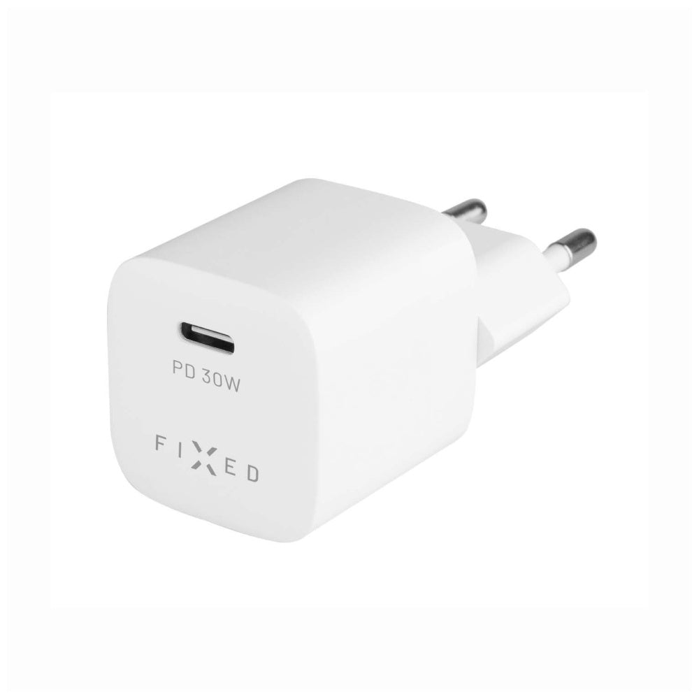 Φορτιστής Δικτύου Fixed Mini, 30W, 3A, 1 x USB-C, Λευκό