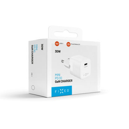 Φορτιστής Δικτύου Fixed Mini2, 30W, 3A, 1 x USB-C, Λευκό